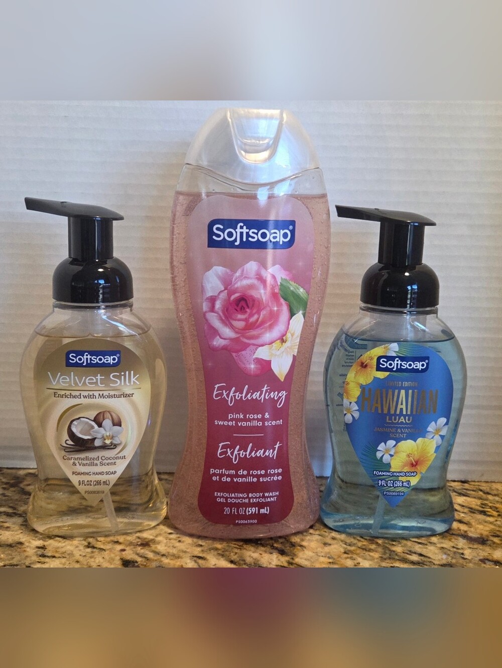 Softsoap Exfoliating Body Wash  & Foaming Hand Soap